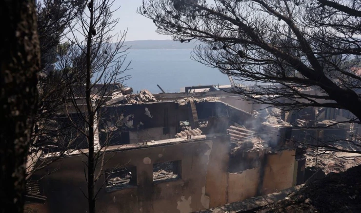 Požar kod Omiša, fotografija od 21. lipnja