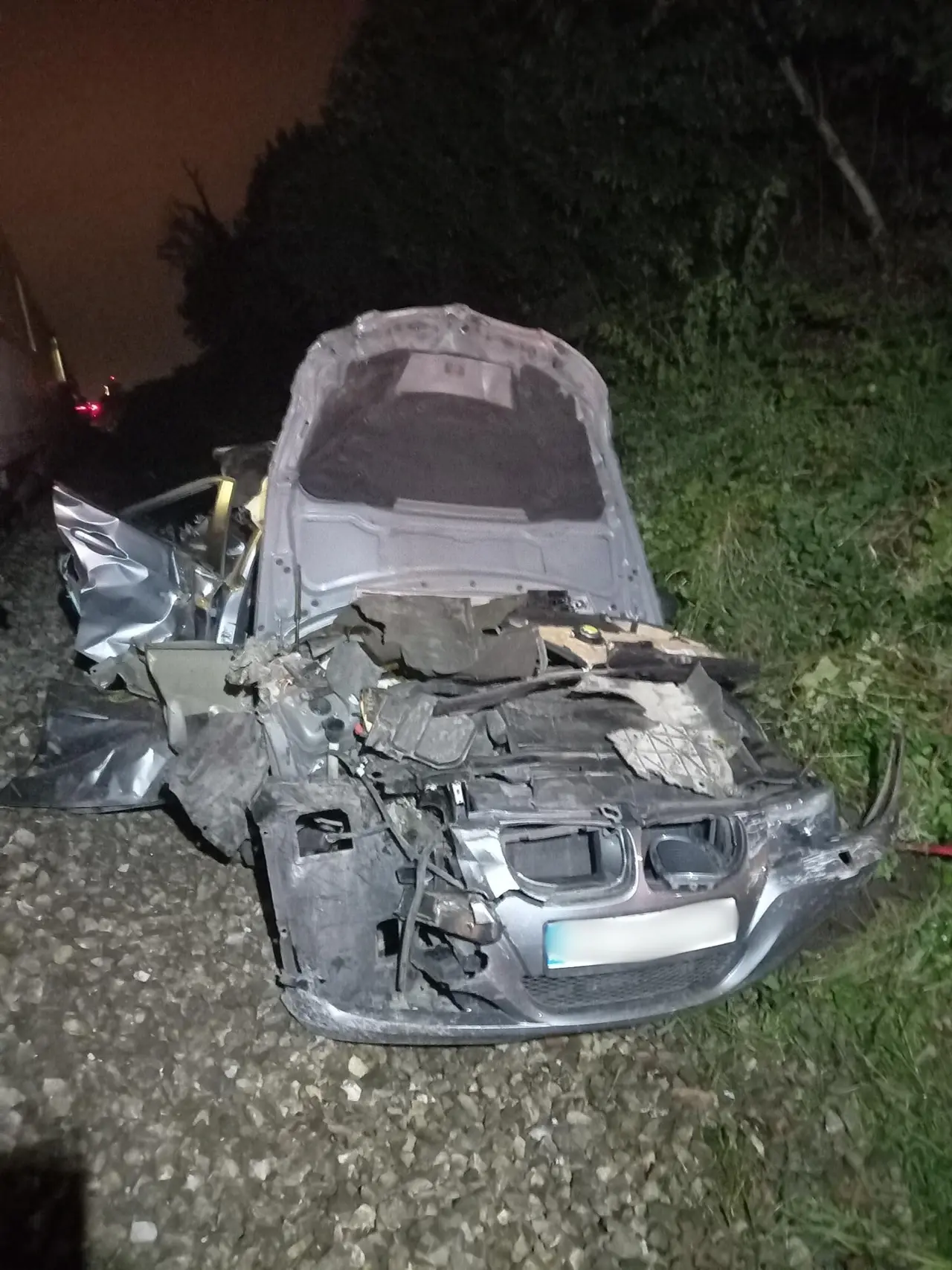 Automobil nakon nesreće