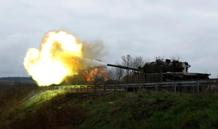 Tenk T-80 koji su Ukrajinci uzeli Rusima