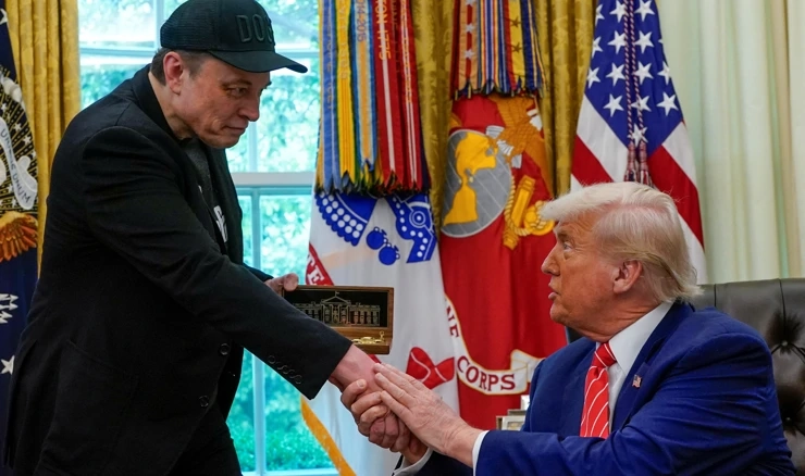 Musk i Trump