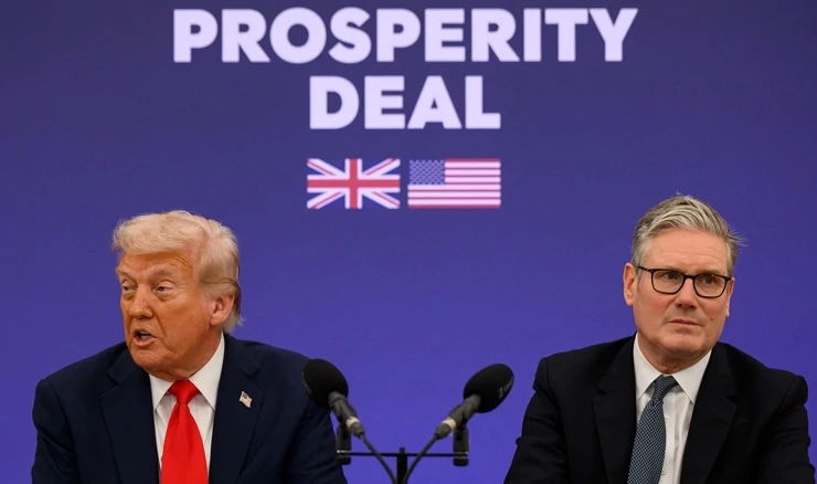 Donald Trump i Keir Starmer