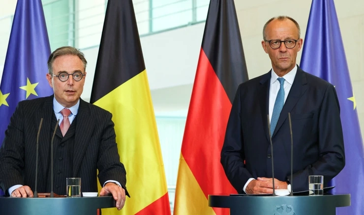 Bart De Wever i Friedrich Merz