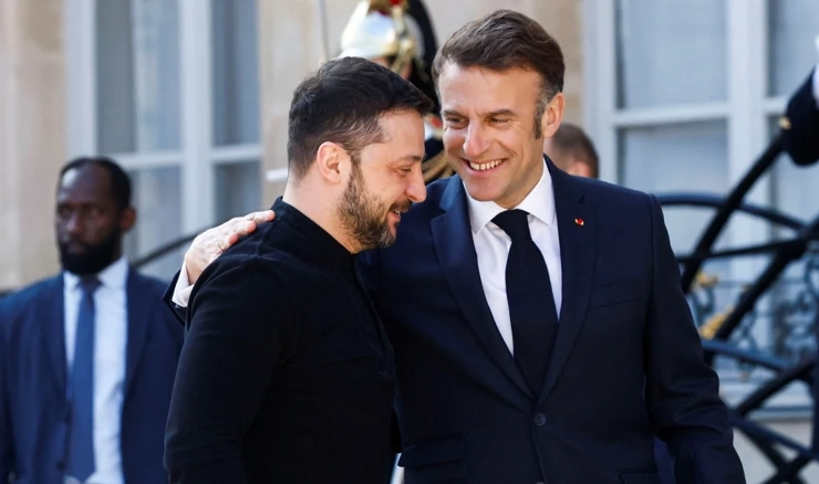Zelenski i Macron