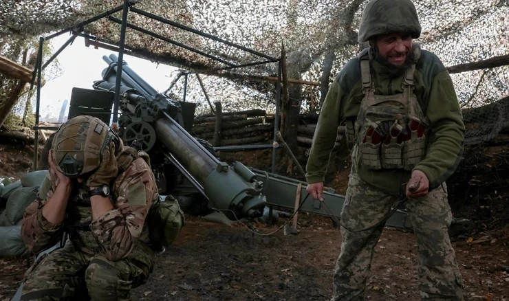 Ukrajinski vojnici na bojišnici, arhivska fotografija