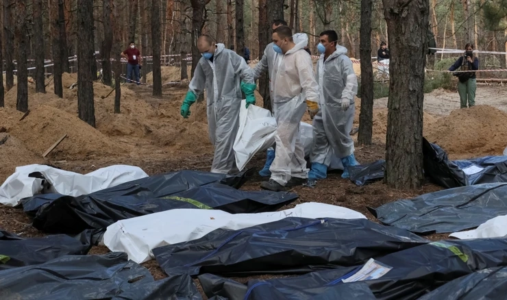 Ekshumacija tijela iz masovne grobnice u Izjumu