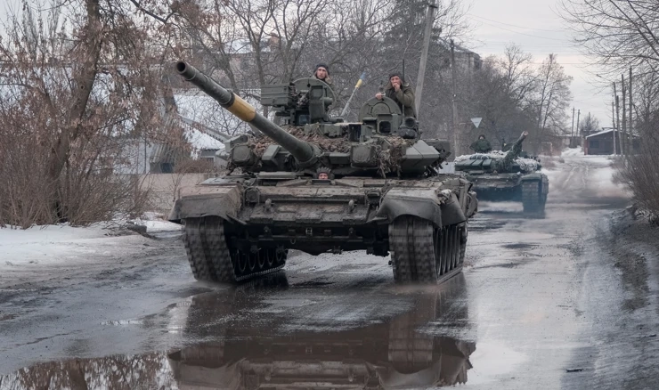 Ukrajinski vojnici u blizini Bahmuta