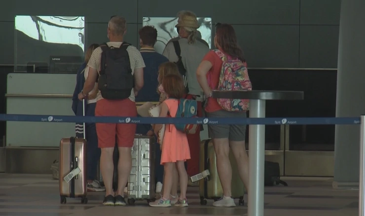 Gužva u splitskoj zračnoj luci