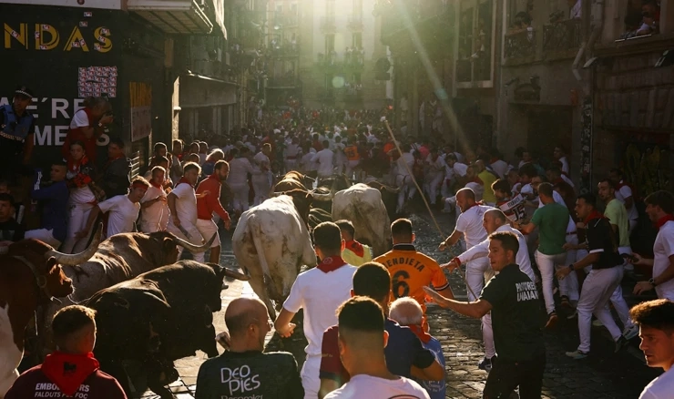 Utrka s bikovima u Pamploni