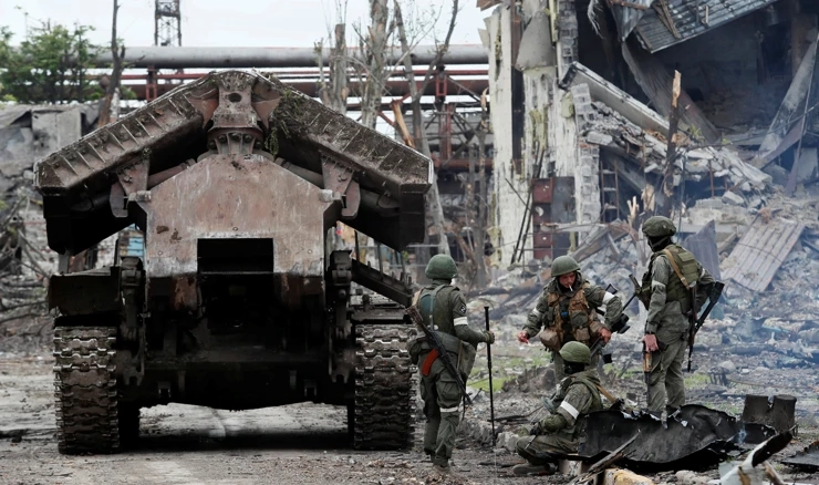 Ruski vojnici u Azovstalju