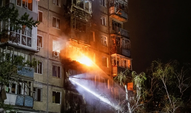 Ruski napadi na Kijev, Dnjipro, Pavlovgrad