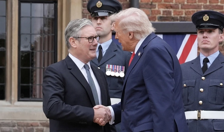 Starmer i Trump
