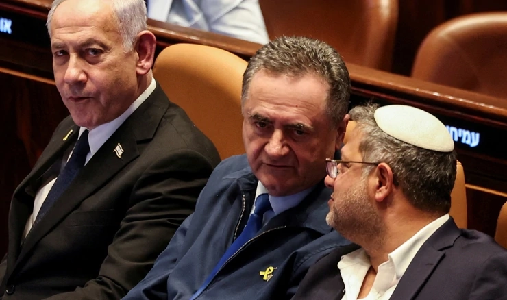 Benjamin Netanyahu, Israel Katz i Itamar Ben-Gvir