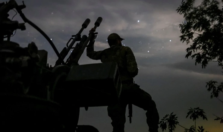 Ukrajinski vojnik iz antidronske jedinice