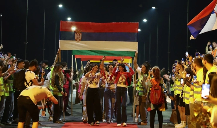 Srbijanski studenti, ilustracija