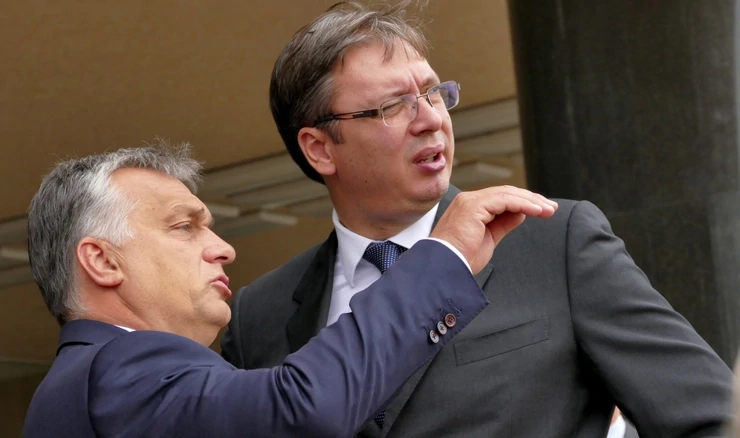 Viktor Orban i Aleksandar Vučić