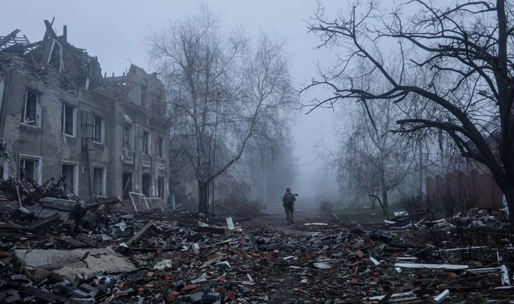 Ukrajinski vojnik u Kostjantinivki