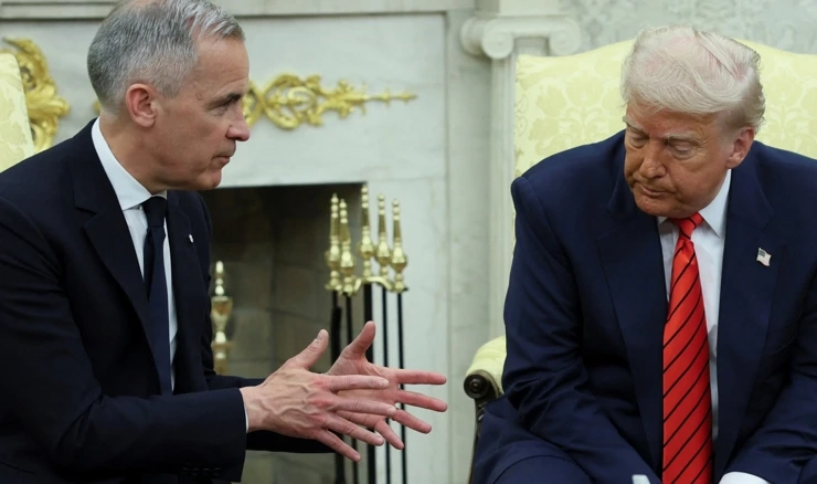 Mark Carney i Donald Trump