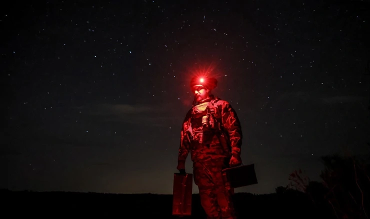 Pripadnik ukrajinske 24. mehanizirane brigade "Kralj Danilo"