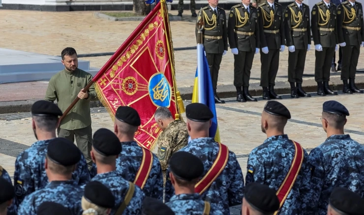 Volodimir Zelenski na obilježavanju Dana neovisnosti